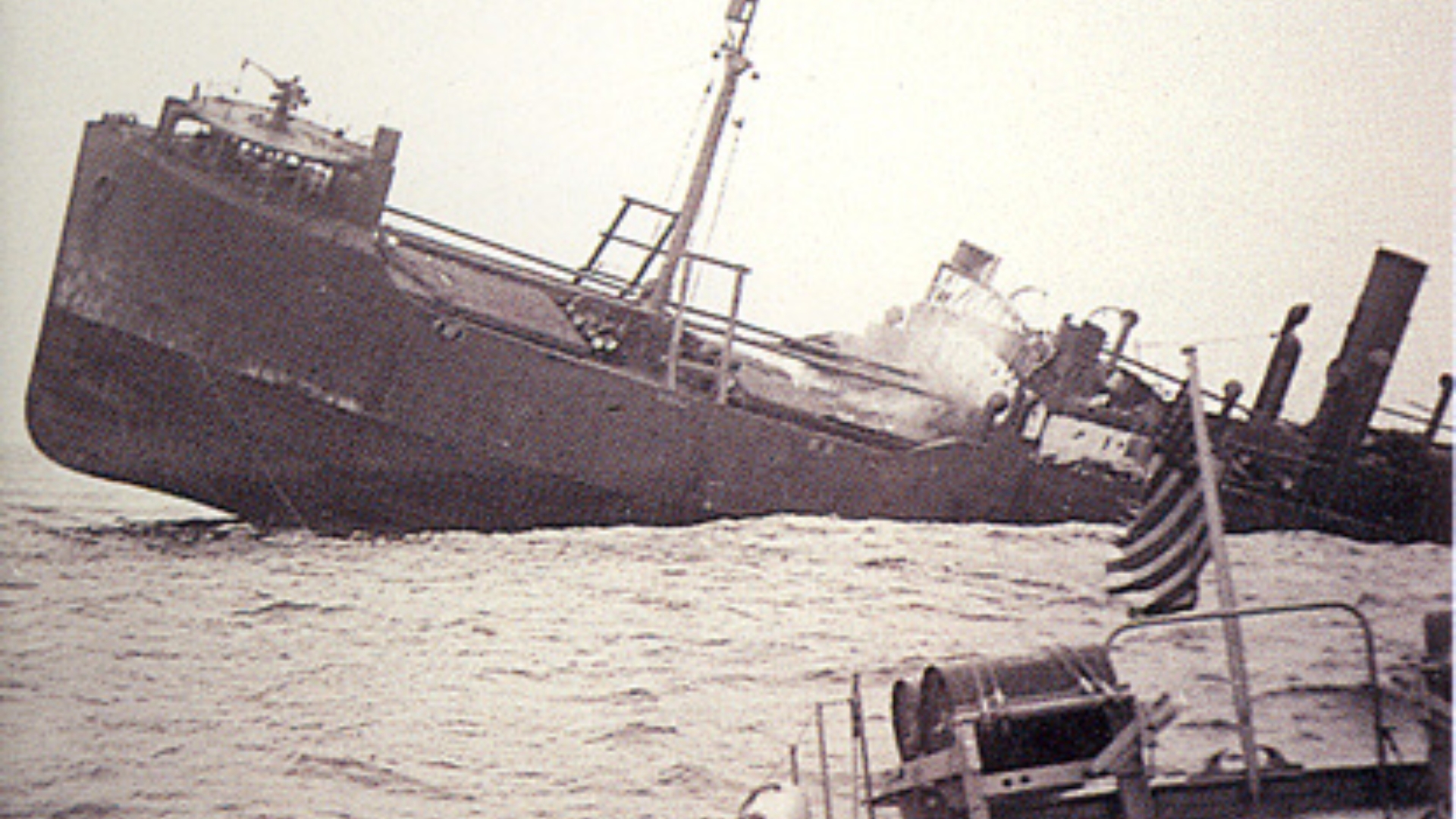 Photo of the Ashkhabad sinking.