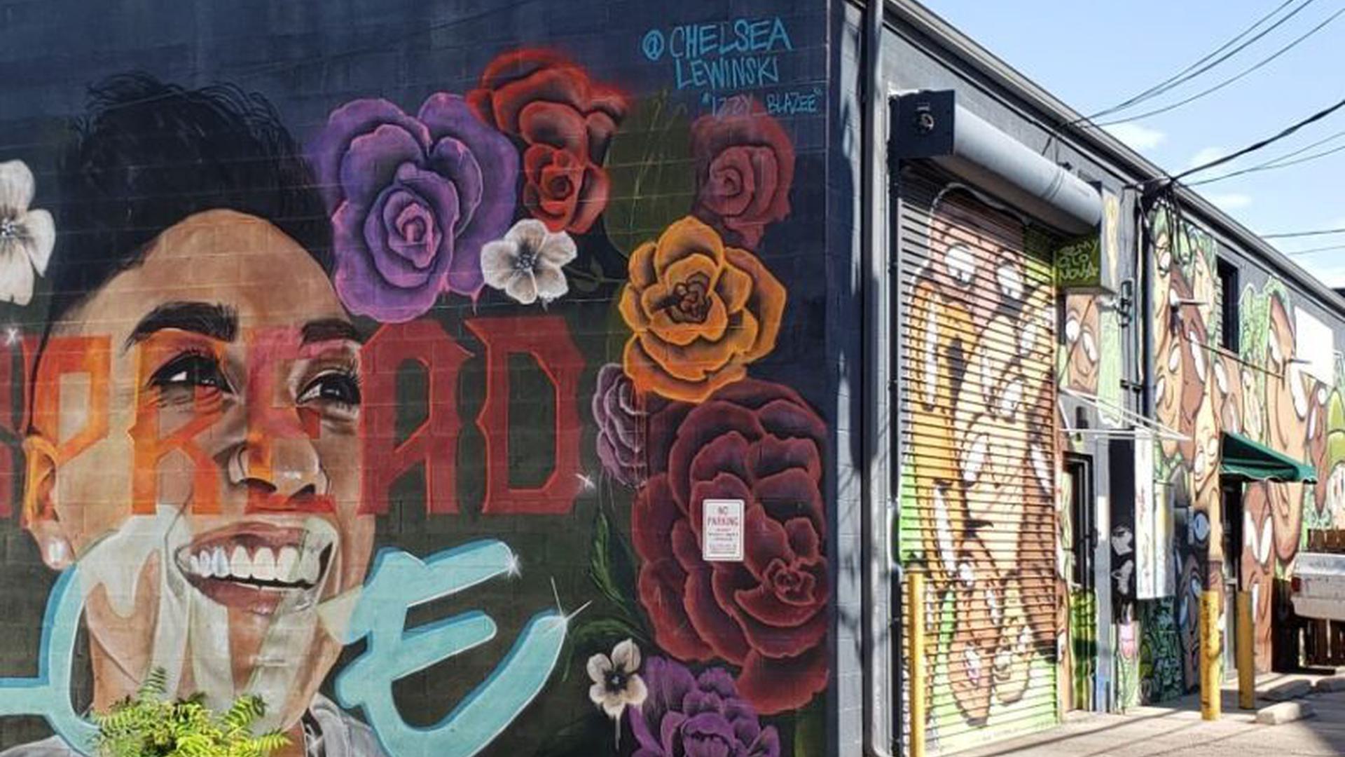 street art on a corner