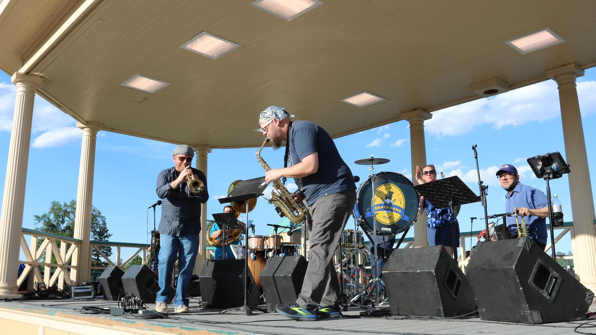 jazz musicians on stage