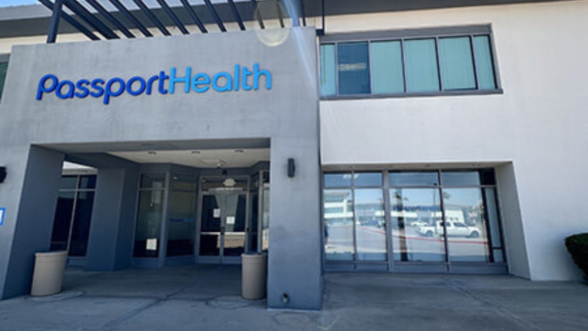 Photo of exterior of PassportHealth office.