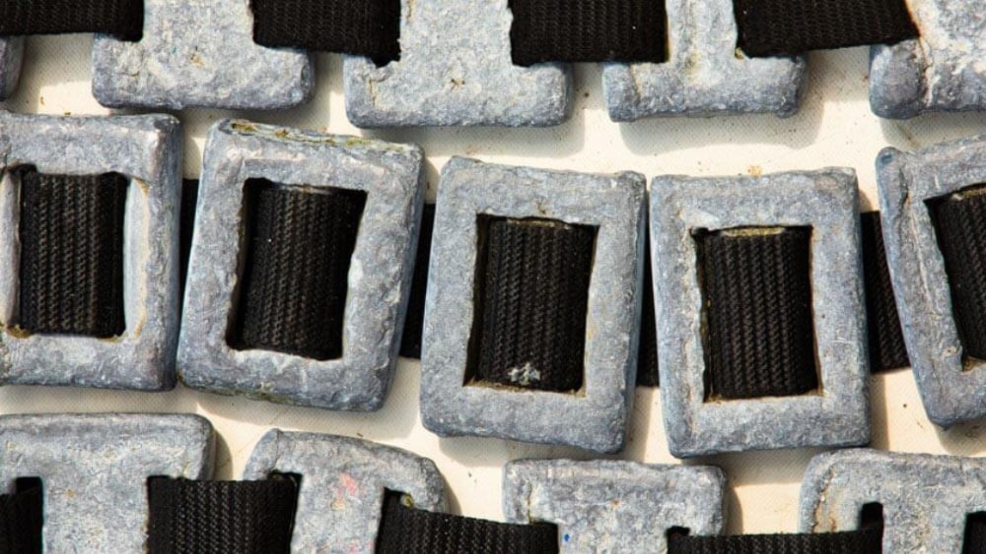 Photo of scuba weights.
