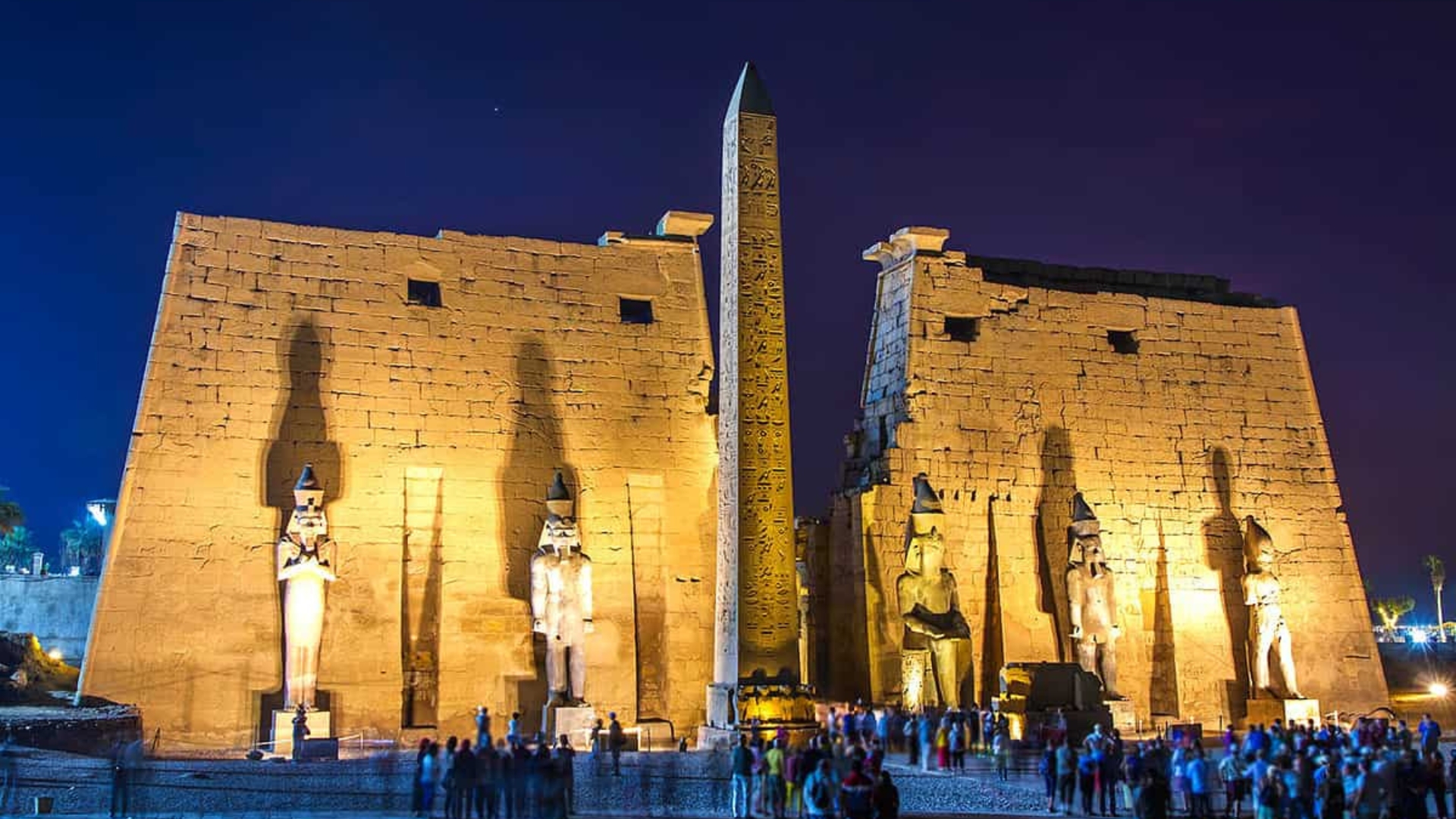 Photo of the Luxor TEmple in Egypt.