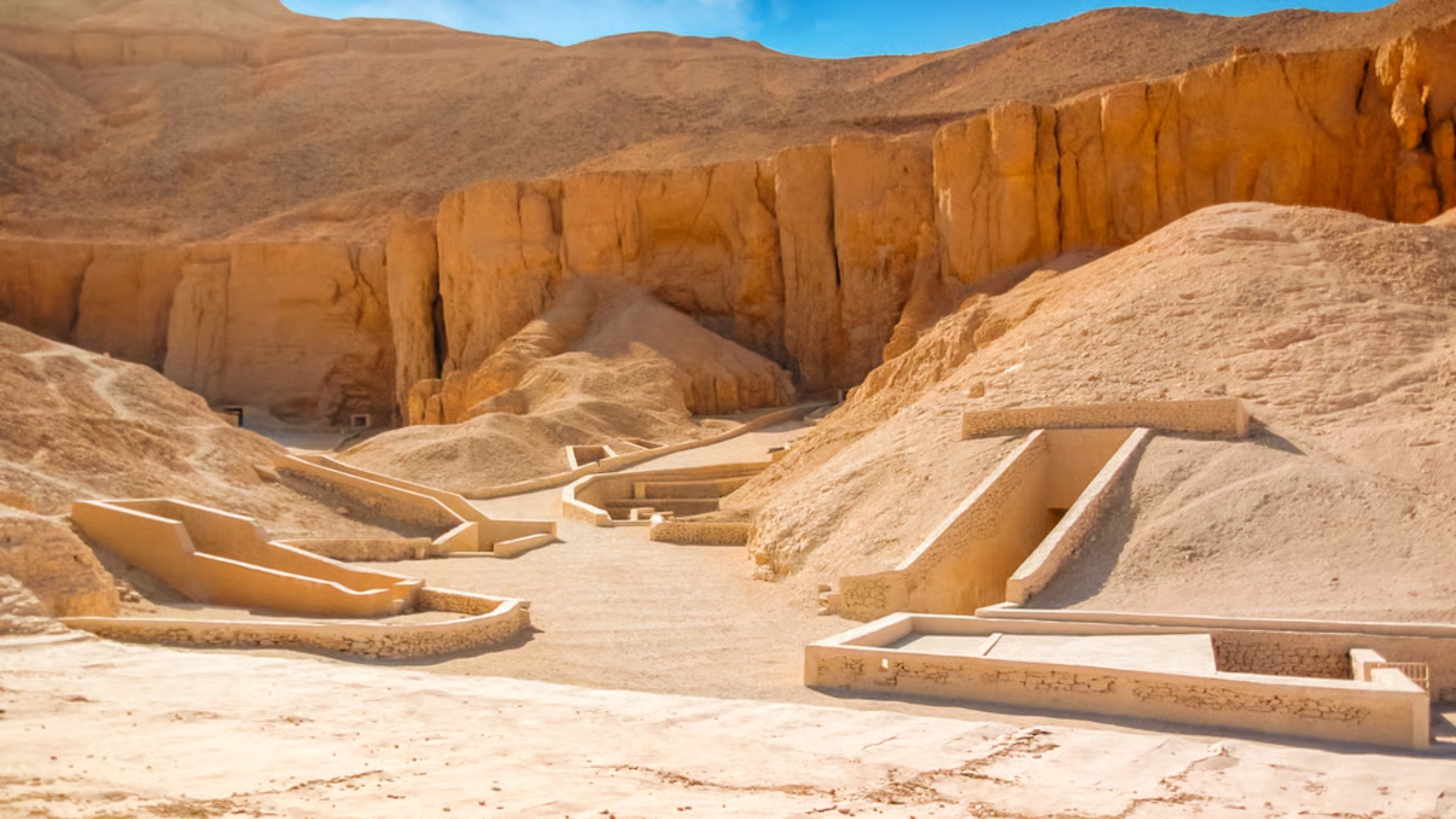 Photo of the Valley of the Kings in Egypt.