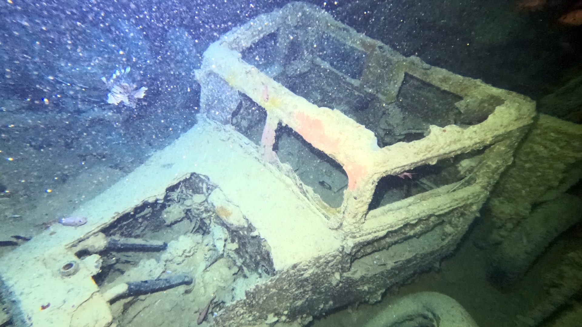 Photo of a truck in the Thistlegorm.