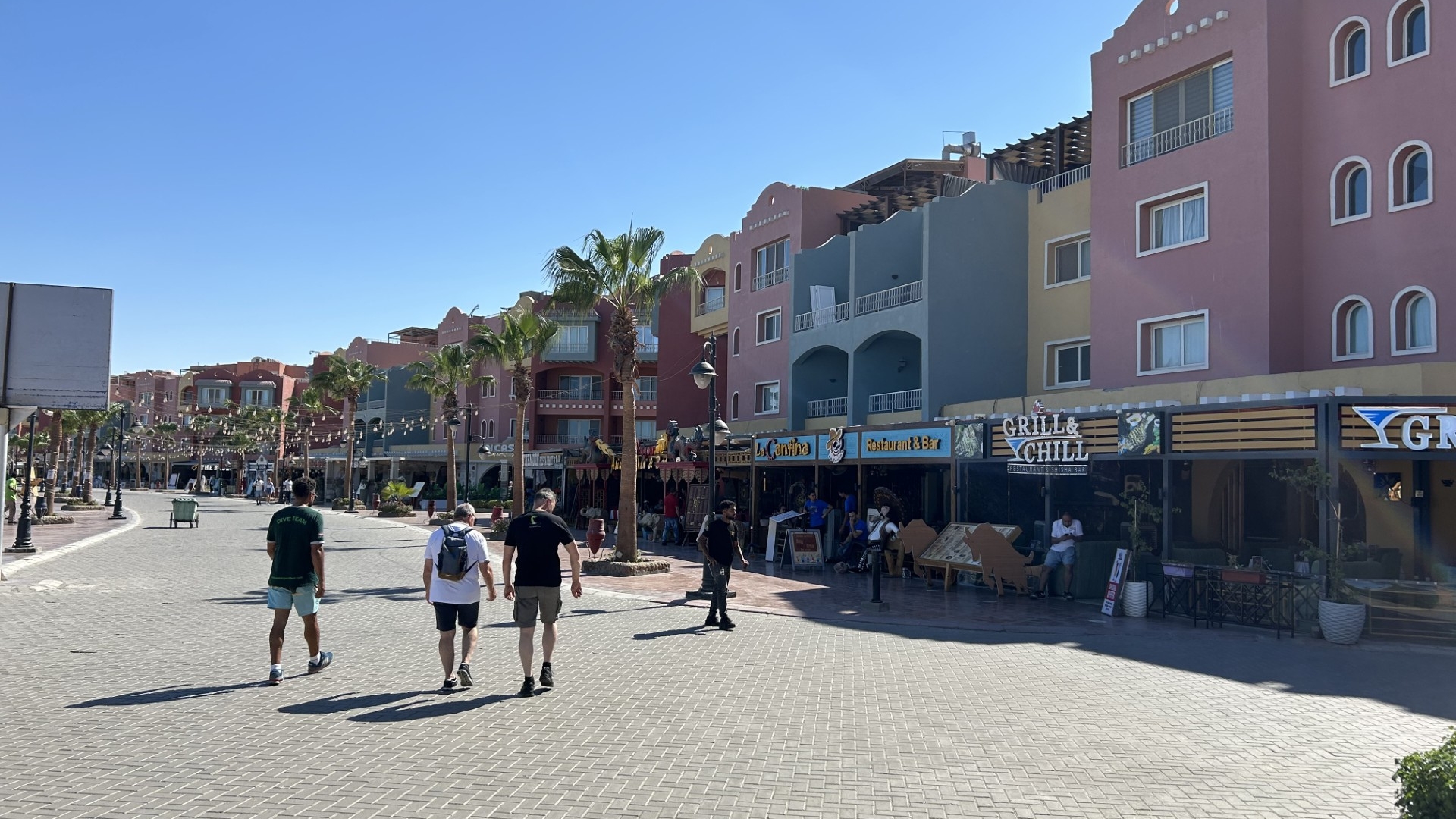 The port of Hurghada.