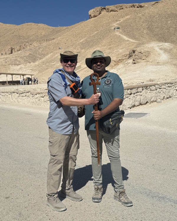 Photo of Scuba Jay and Khaled.